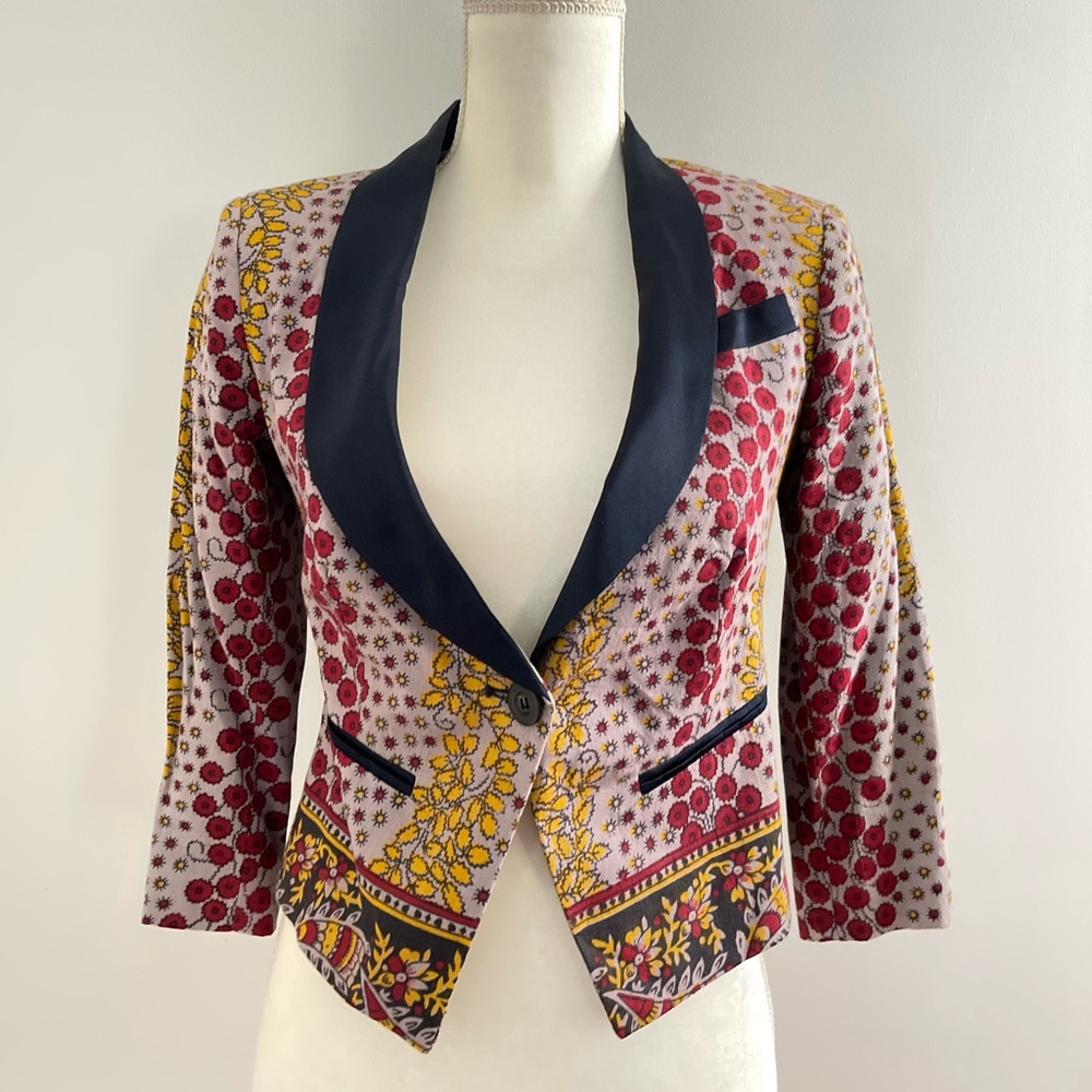 Suno Silk & Cotton  Blazer XS